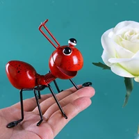 wrought iron ant ornaments garden wrought iron decoration potted computer desktop ornaments kids toys play house cute gift new
