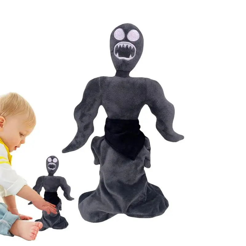 

Новинка 2023, плюшевые ужасные искусственные аниме-игрушки «двери», Джефф, плюшевые куклы из мультфильма, 28 см, мягкие плюшевые игрушки-призраки, рождественский подарок для детей