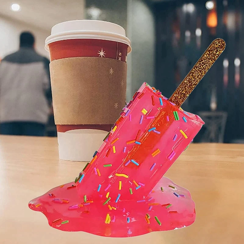 Скульптура BEAU-плавищее мороженое креативные украшения из смолы для плавления