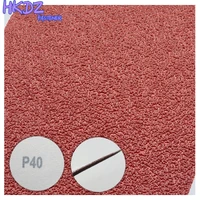 5 100pcs 100x110mm square sandpaper sand sheets grit 40 100 400 hook loop sanding red polishing