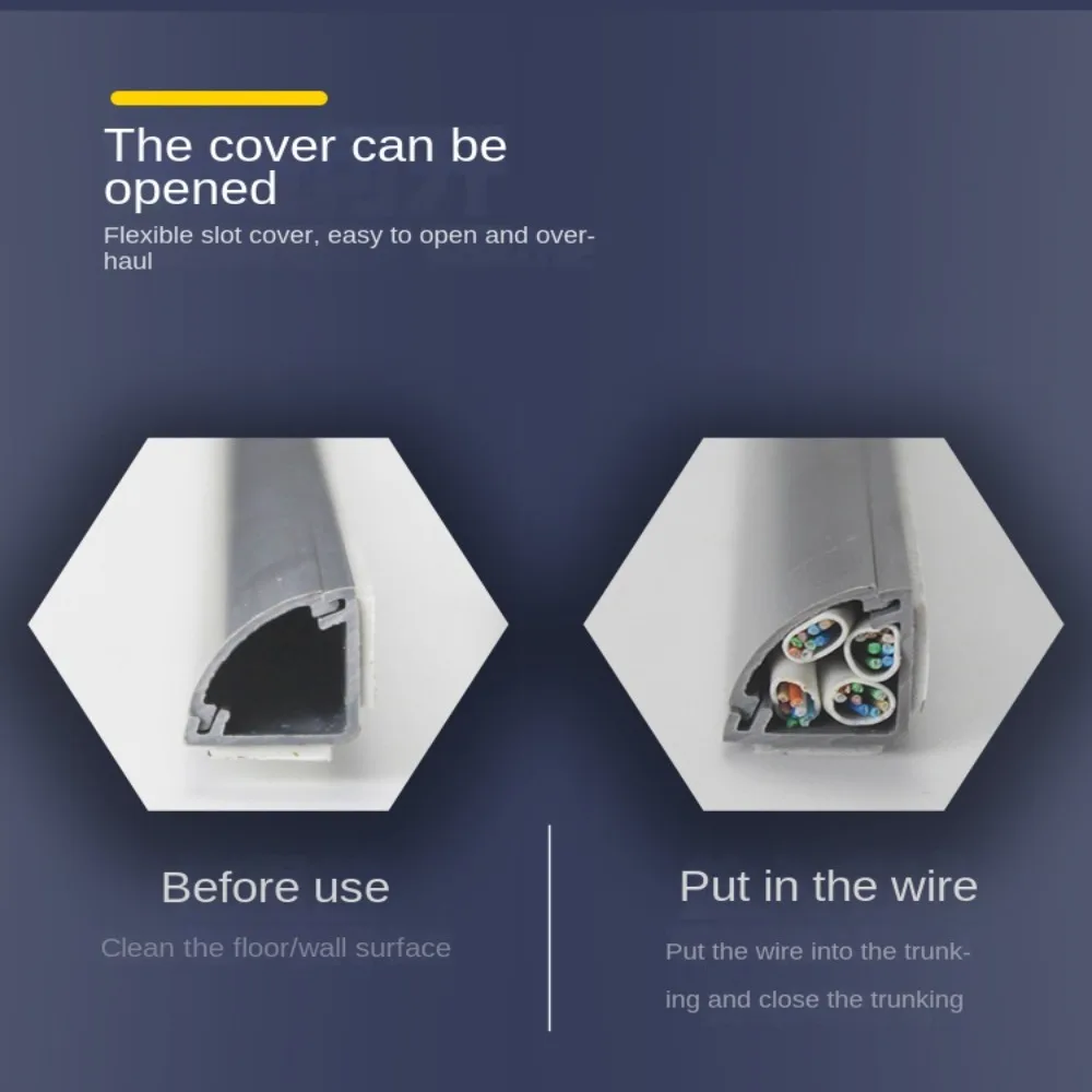 Антиэкструзионная напольная крышка шнура треугольная самоклеящаяся протектор