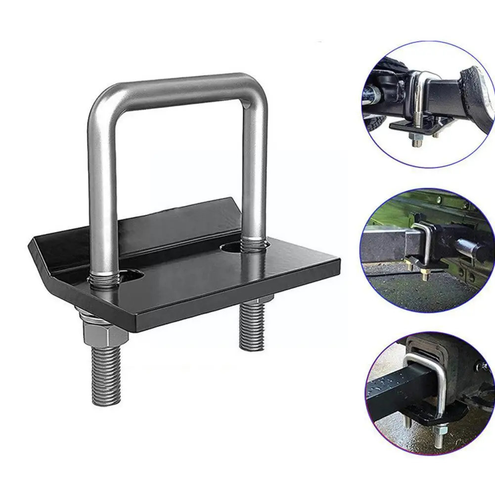 

Car U-bolt Heavy-duty Anti-rattle Stabilizer Hitch Tightener Lock Down Tow Steel Clamp For Trailer Rv Truck Trailer Couplin