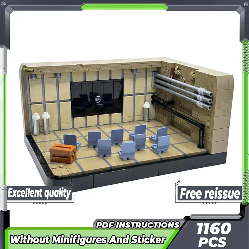 Звездная модель фильма Moc строительные кирпичи база для арбинета технология