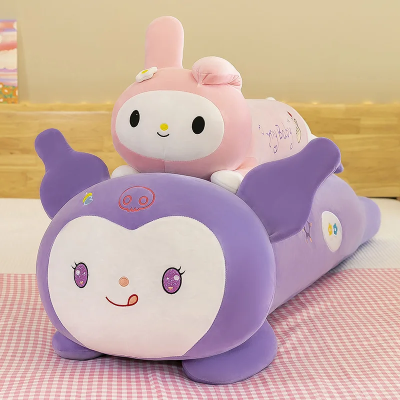 

60-125Cm Sanrio Plush Doll My Melody Cute Soft Long Cat Pillow Plush Toys Pillow Bed Sleep Pillow Home Decor Gift Doll for Girl