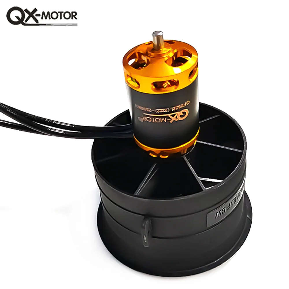 QX-Motor QF2822 2100KV 2300KV 3300KV 4300KV 64 мм EDF 12 лопастей CW CCW Бесщеточный двигатель для