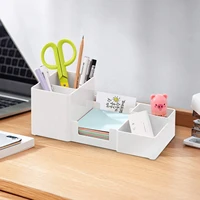 desktop pen pencil cup holder cute small note desk organizers accessories office teacher supplies caddy stationery sticky