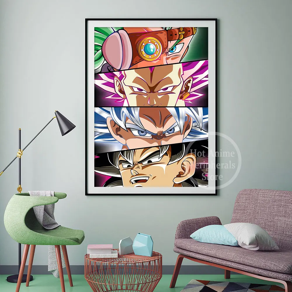 Креативная Картина на холсте аниме Наруто супер Драконий жемчуг Z роли