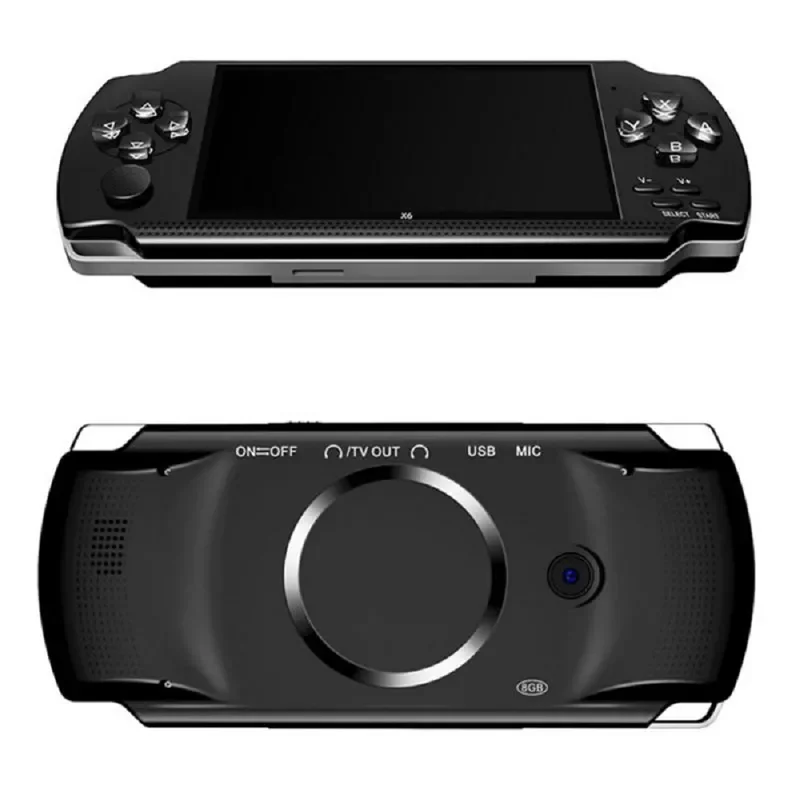 Игровая консоль X6 4 3 дюйма игровая PSP портативные игровые плееры 8 ГБ встроенные