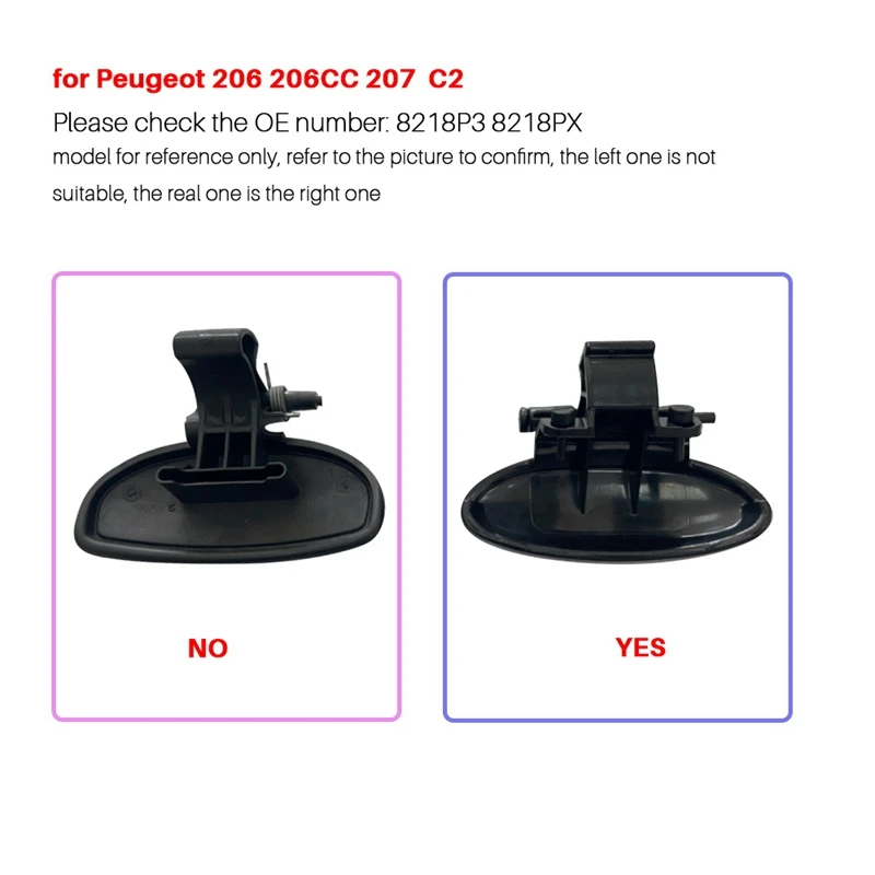 AU04-ручка автомобильного перчаточного ящика для Peugeot 206 206CC 207 Citroen C2 8218P3 8218PX