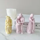 Силиконовая форма для свечей Вечная любовь для украшения рабочего стола ручной работы гипсовая эпоксидная смола силиконовая форма для ароматерапии свечи