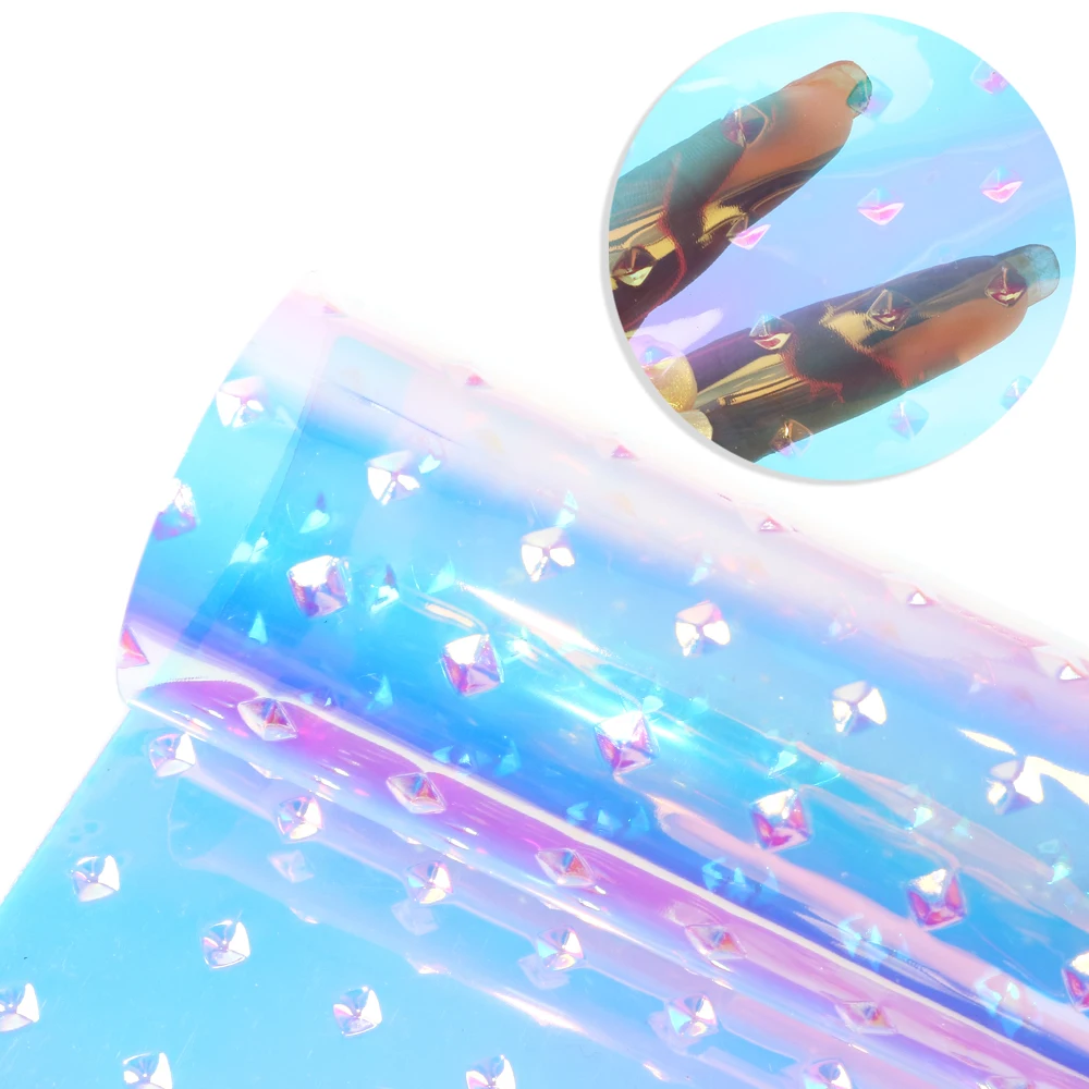 Аксессуары David 20*33 см прозрачная Переливающаяся искусственная кожа Ткань Винил