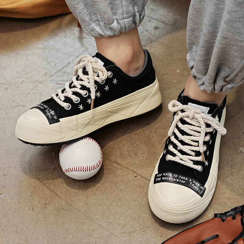 

Новинка 2024, парусиновая обувь, трендовая мужская спортивная обувь с низким верхом, повседневная женская обувь