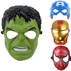 Новейшие дети Marvel Мстители герой Человек-паук Халк Черная пантера Железный человек Капитан Америка Косплей Маска