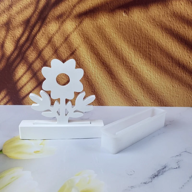 Однорядная пластинчатая основа декоративное украшение подсвечник гипсовая