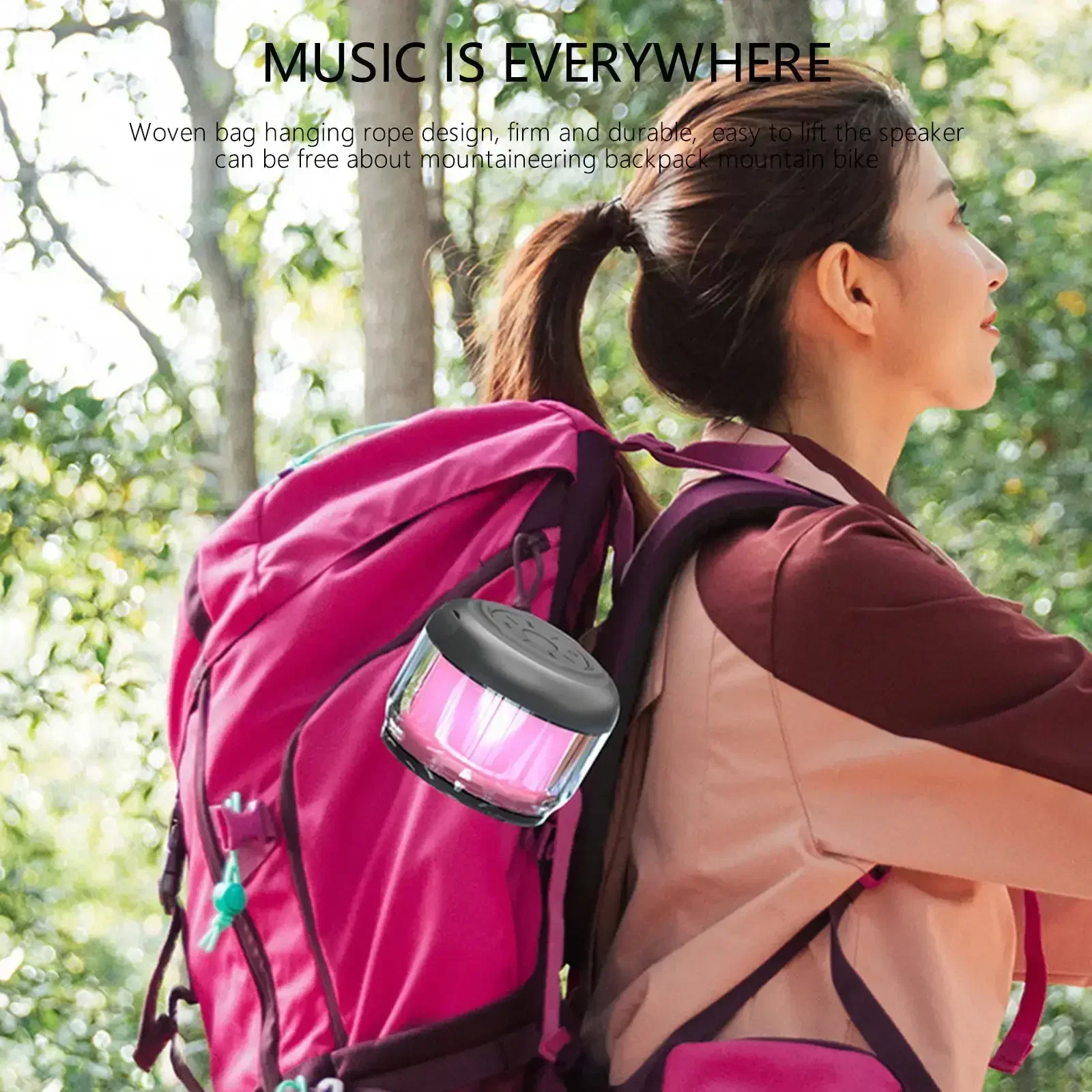 Беспроводной Bluetooth-динамик портативная мини-Колонка со стеклянным стальным