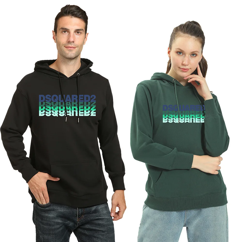 

Dsquared2 брендовая классическая мужская женская толстовка мужская уличная мода Повседневная Свободная Толстовка в стиле хип-хоп хлопковый пу...