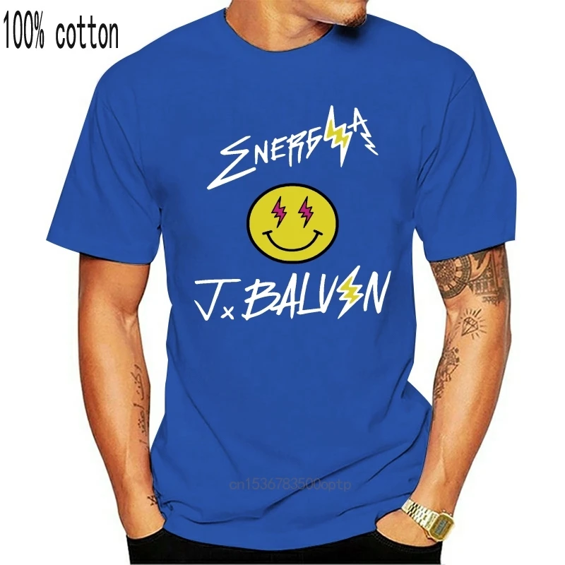 

Man Clothing Men Tshirt J Balvin - Energia Reggaeton Maluma Cool Printed T-Shirt Tees Top
