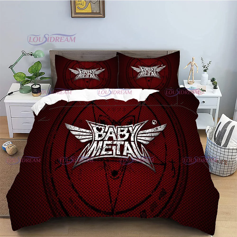 

Комплект постельного белья Babymetal из 3 предметов, мультяшный дизайн, домашний текстиль, пододеяльник, подушка, детское белье для девочек-подростков, комплект постельных принадлежностей для влюбленных