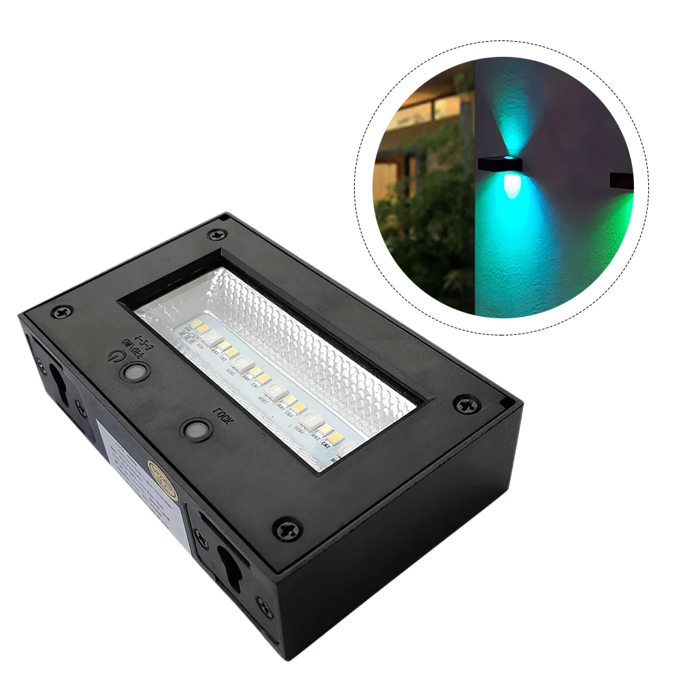 

Outdoor Solar Down Luminous Wall Lamp Wall Decor Lamp for Home Garden