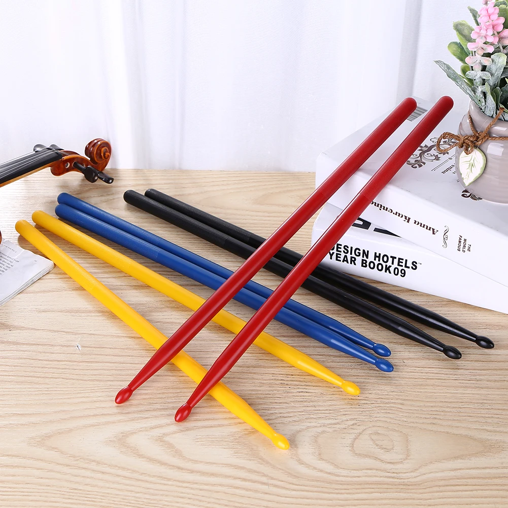 

1 Pair Music Nylon Drum Sticks Percussion Applicable Musical Instrument Band Accessories for Children Drummer Learning