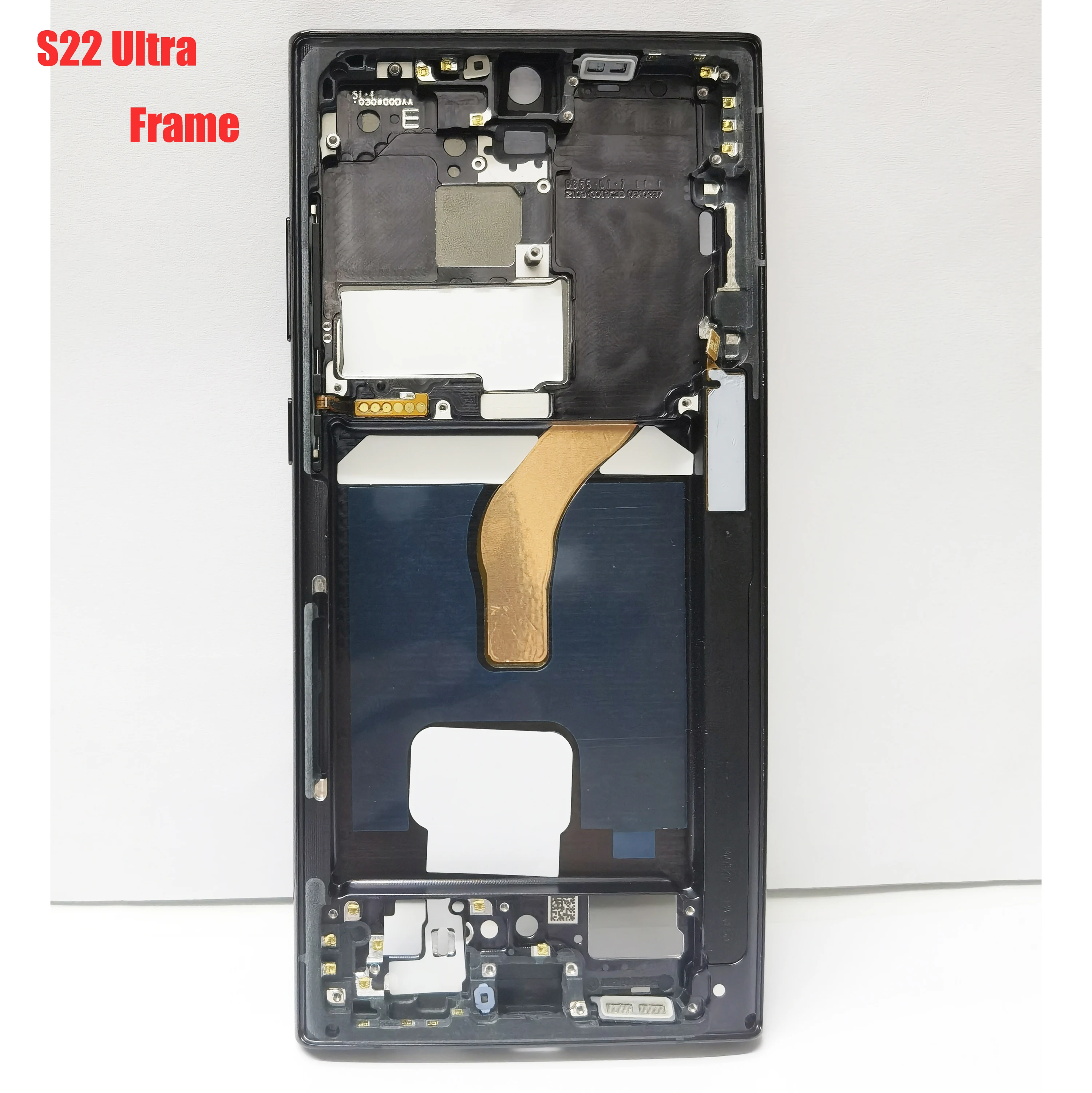 

OEM Original Refurbished Middle Frame Bezel For Samsung Galaxy S22 Ultra Replacement Housing Chassis LCD Bezel Plate Repair Part