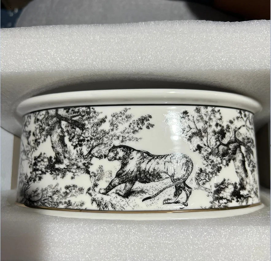 

Китайская керамическая коробка для салфеток, обеденный стол для дома, гостиной, настольный чайный столик, КТВ, украшение бумажной коробки для отеля