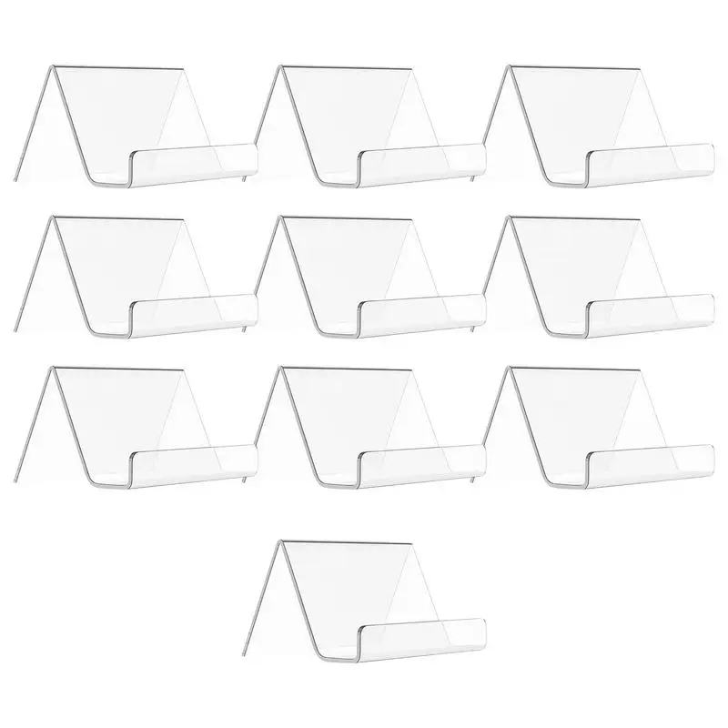 

6/10 Pieces Card Holder Stand Multi-functional Name Card Cases Storage Rack Multi-functional Cards Organizer Small Business