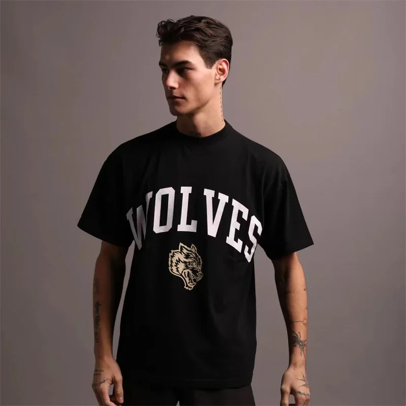 

2023 DARC SPORT Summer Classics Vintage T Shirts Black White Tops Men Letter Print Cotton Men T Shirts Hip Hop Casual Tops Tees