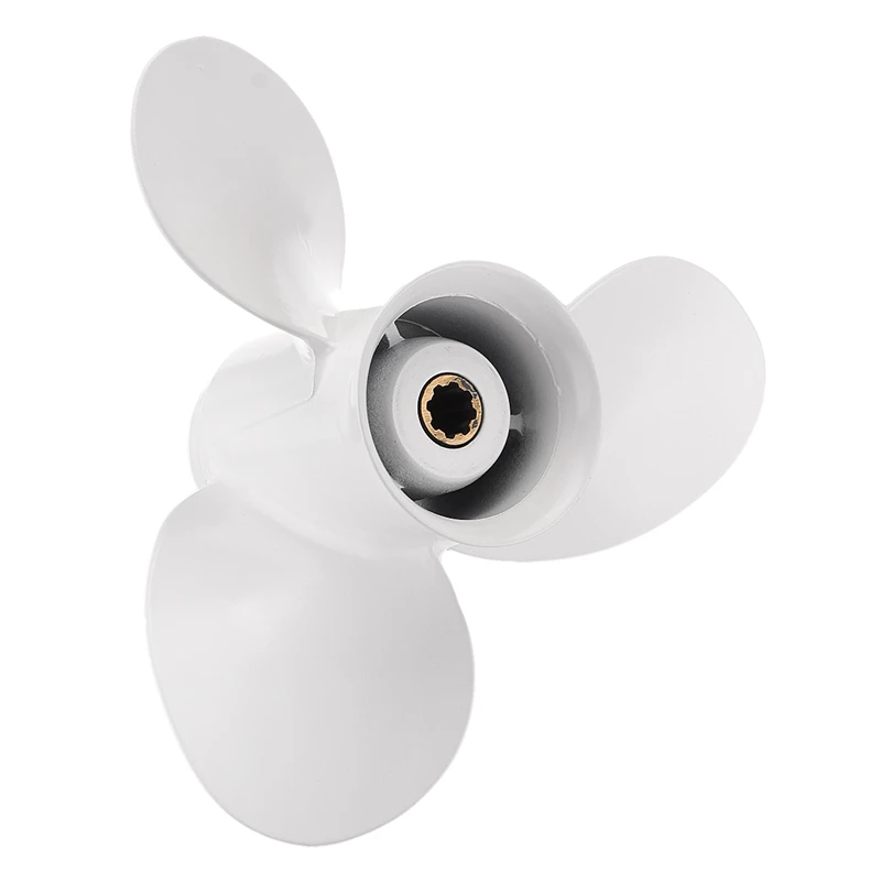 683-45943-00-EL 9 1/4X10 1/2 для Yamaha 9-20HP подвесной пропеллер 3 Лопасти 8 шлицевых зубцов