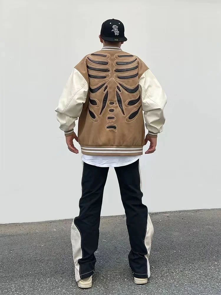 Модная Повседневная Уличная одежда бейсбольные куртки в стиле хип-хоп свободная