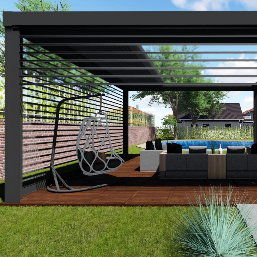 

New Style Best Quality Exclusive Design Modern Pergola Tent Profile Systems - Made in Turkey