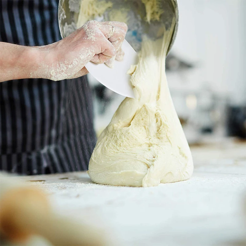 Пластиковый скребок для теста 2 шт. безопасный пищевых продуктов гибкий чаши