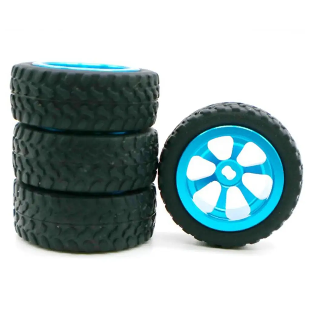 4pcs 1:28 RC   Wheel Tires for  WLtoys  K969 K989 P929 Upgrade Kits enlarge