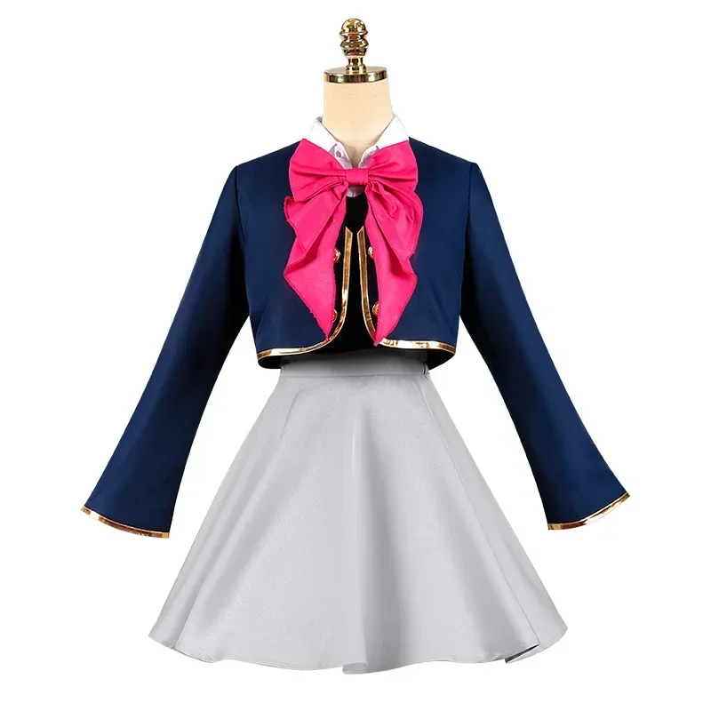 Coslan аниме Oshi no Ko косплей Hoshino Rubii костюм Хэллоуин Cana Arima парик куртка юбки униформа