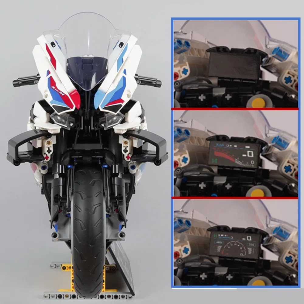 

New 1920PCS M1000 RR Technical Motorcycle Car Motorbike FIT 42130 Building Blocks Bricks Racing Car City Toys Children Boys Kid