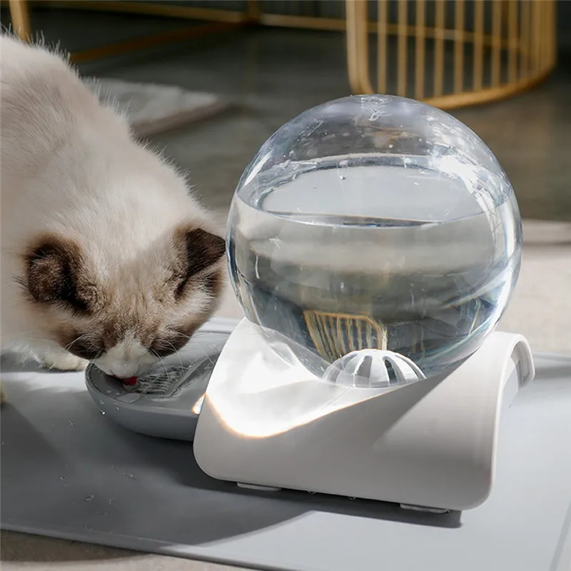 

2.8L Fountain Bubble Automatic Cat Water Feeder Fountain For Pets Water Dispenser Large Drinking Bowl Cat Drink No Electricity