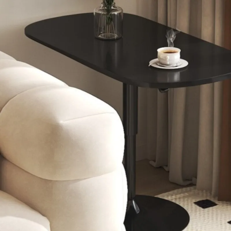 Мобильный компьютерный стол для гостиной диван каменная плита край стола