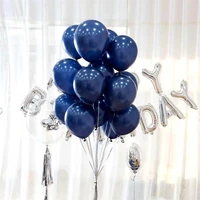 1518pcs ink blue latex balloon set star clear pink gold helium balloons wedding decoration baby shower birthday party supplies