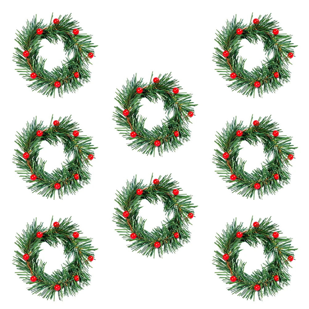 

Candlestick Decoration Garland Pip Berry Christmas Supplies Photo Prop Pectin; Pvc Pine Needles Decors