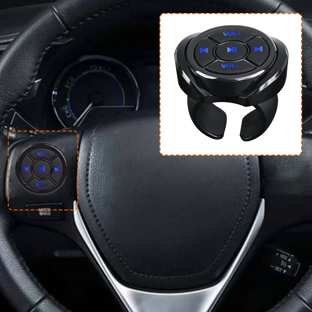 

Беспроводной Bluetooth медиа-контроллер с кнопкой дистанционного управления автомобиль мотоцикл велосипед руль MP3 музыка воспроизведение музы...