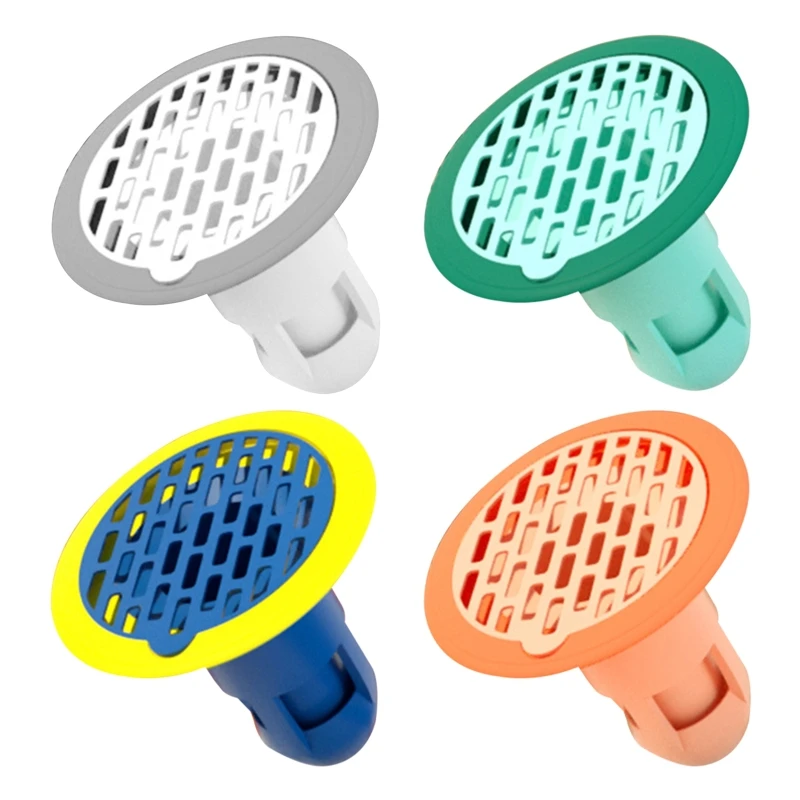 

29EF Bathtub Drain Plug Cover Trap Shower Floor Strainer Stopper Silicone Anti-Odor Kitchen Bathroom Sink Water Filter Insect