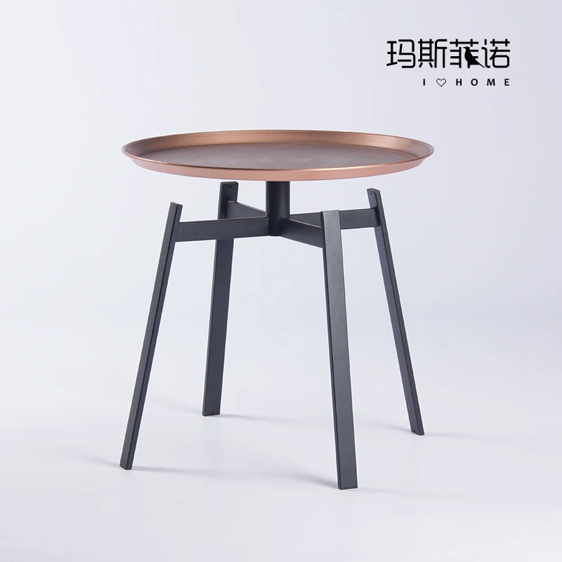 

Rice husk disk tea table American rural minimalist furniture home office creative design a few corners
