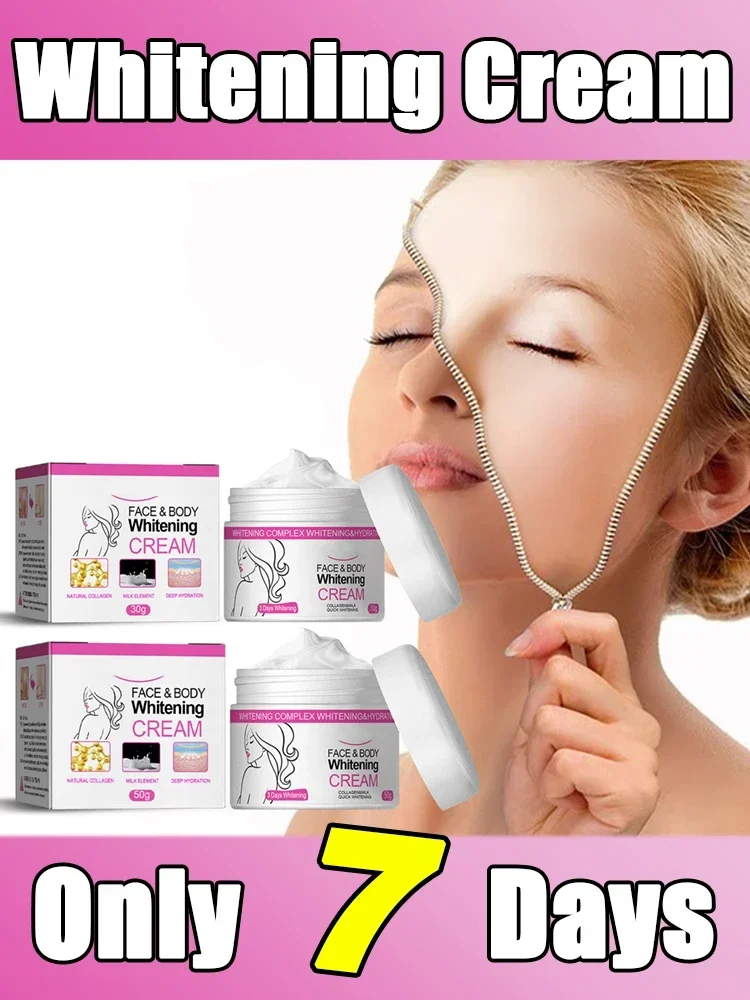 Осветляющий крем для лица тела бедра подмышек внутреннего меланина легкий