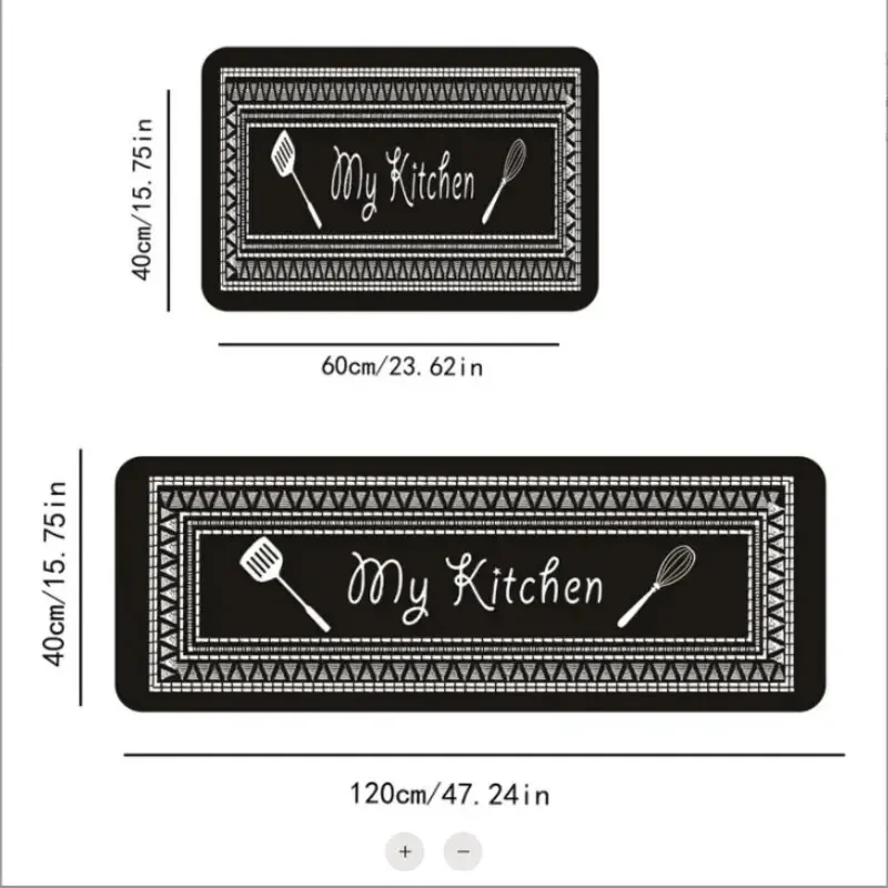 Моющийся Прозрачный Бархатный Напольный Коврик VIKAMA Противоскользящий Мягкий