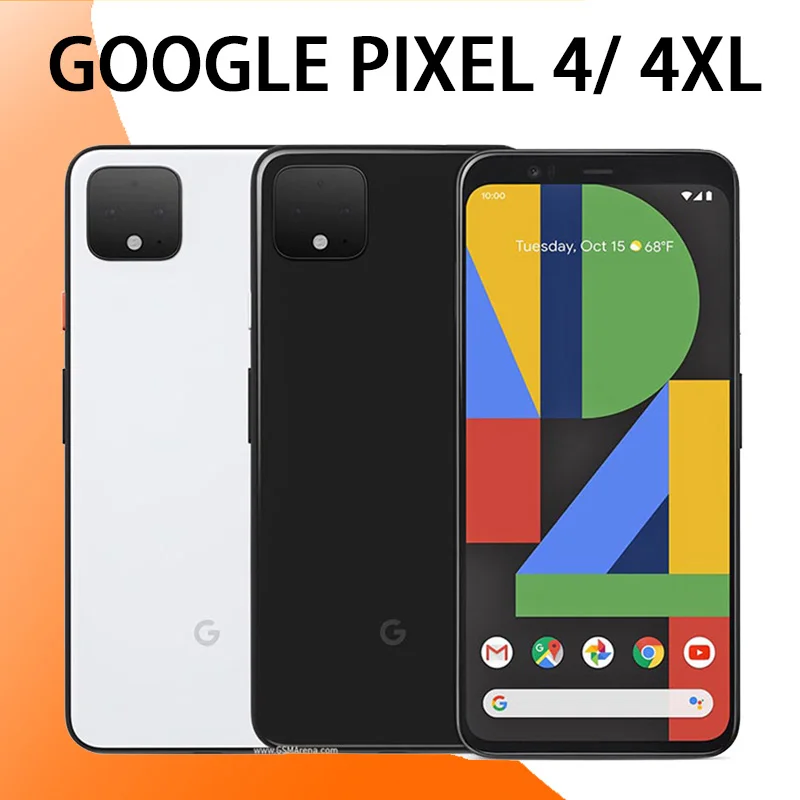 Смартфон глобальная версия, Google Pixel 4, 4XL, процессор Snapdragon 855, 2 камеры, 8-ми 