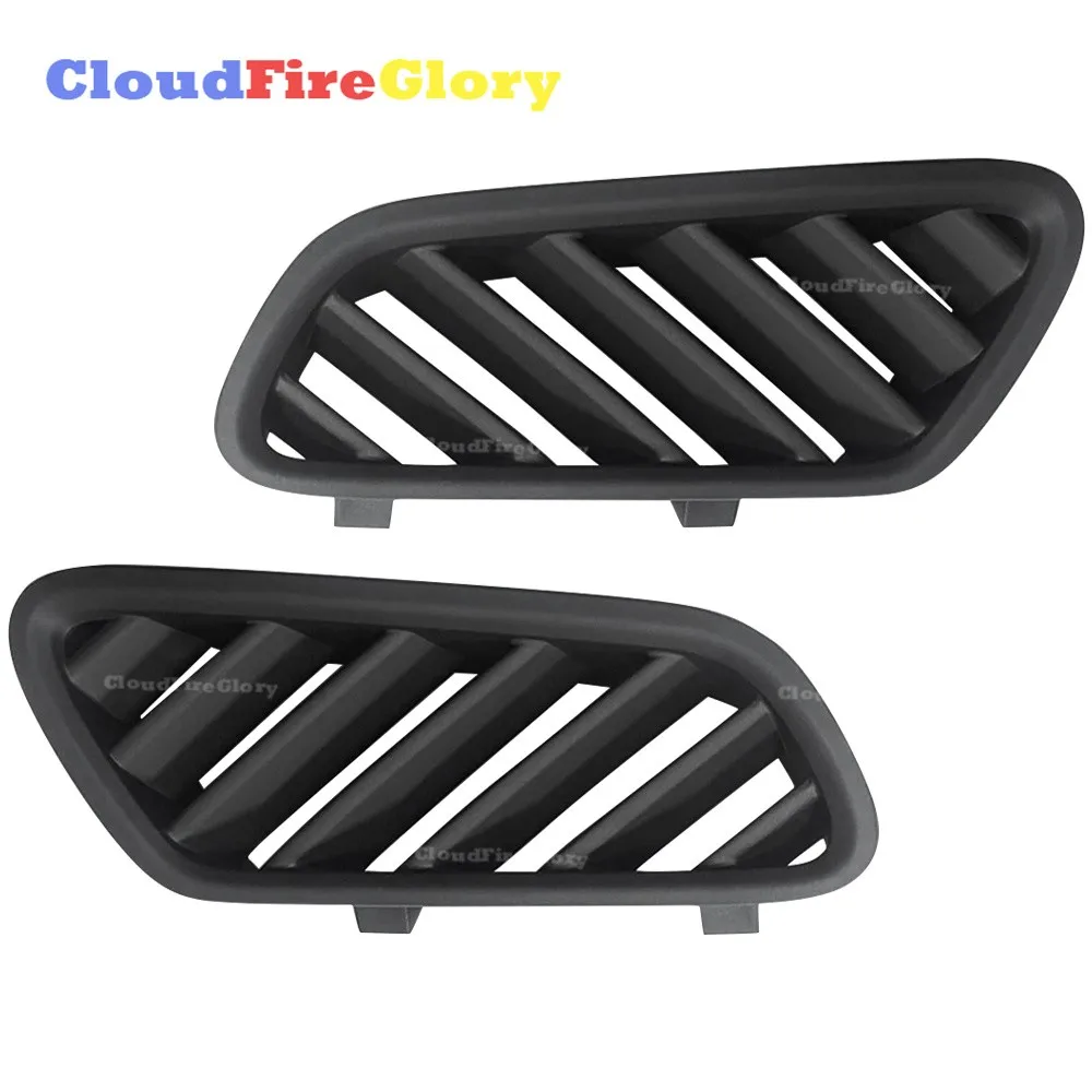 

For Cadillac XTS 2013-2019 Pair Front Left Right Dash Heater Defroster Air Outlet Vent Grille Black Plastic 20989062 20989068