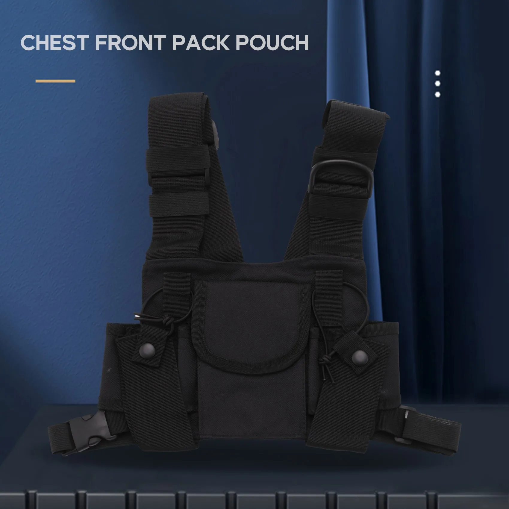 Карманный нагрудный ремень для радиоприемника передний чехол жилет переноски