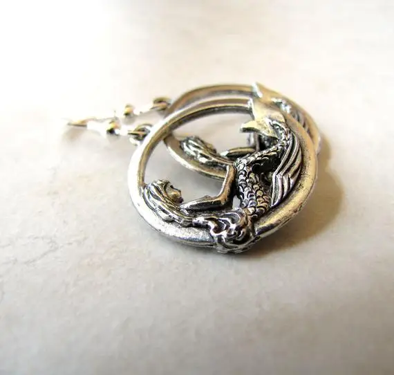 

New Products Hot Selling Fashion Trend Jewelry Simple Natural Wind Mermaid Pendant Earring Jewelry