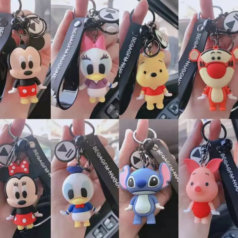 

Брелки с персонажами мультфильма «Микки Маус», Мультяшные персонажи из мультфильма «Marvel» Мстители, Железный человек, Человек-паук