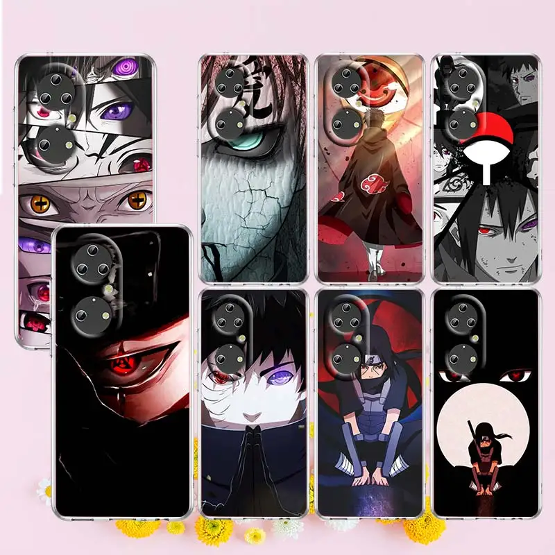 

Hot Comic Naruto Art For Huawei P50 P40 P30 P20 Lite 5G Pro Nova 5T Y9S Y9 Prime Y6 2019 Transparent Soft TPU Phone Case